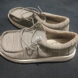Hey Dude Wendy Youth Stone Loafers Shoes Size Y3 - L4